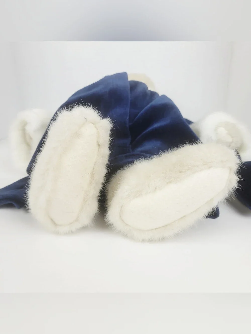 Vtg 1998~Boyds Bears Alexis Bearriman Plush~Bearwear Blue Velvet Dress~17